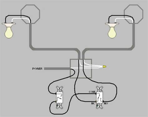 wiring two switches from one power source